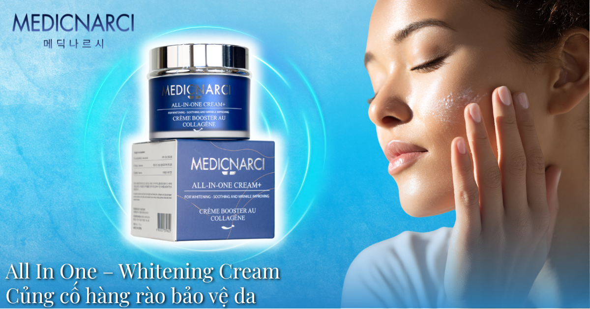 All In One - Whitening Cream củng cố hàng rào bảo vệ da | Medicnarci Korea