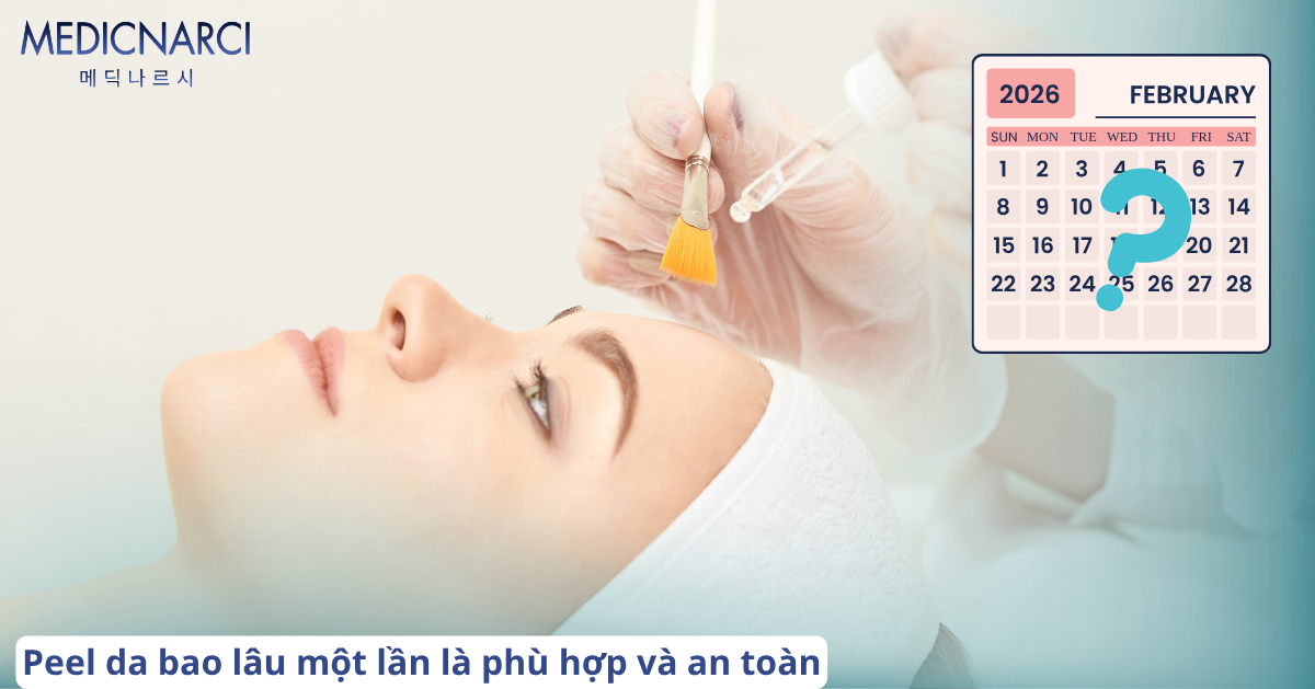 Peel da bao lâu một lần là phù hợp và an toàn | Medicnarci Korea